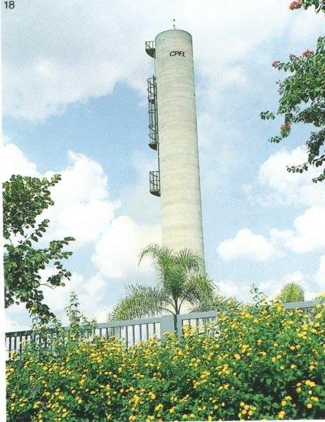 Tanque de água elevado de concreto